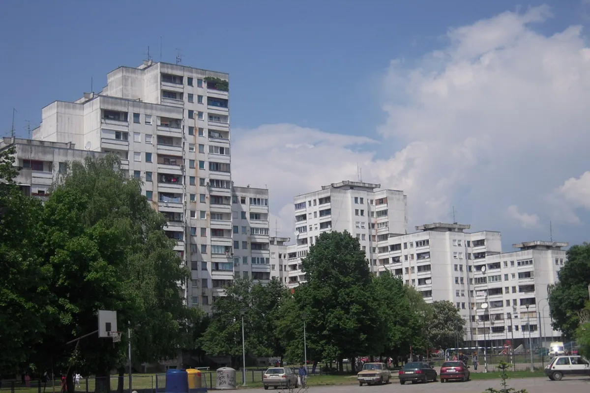 บรรยากาศย่านโบริก (Borik) ในบันยาลูกา