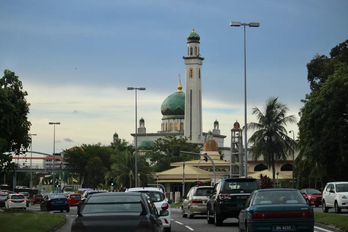 บรรยากาศย่านJerudong / ริมทะเล ในบันดาร์เสรีเบกาวัน