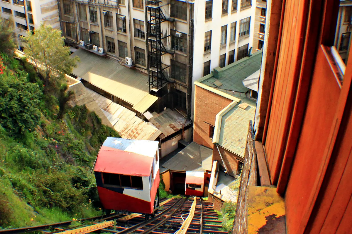 บรรยากาศย่านCerro Concepción ในบัลปาราอีโซ