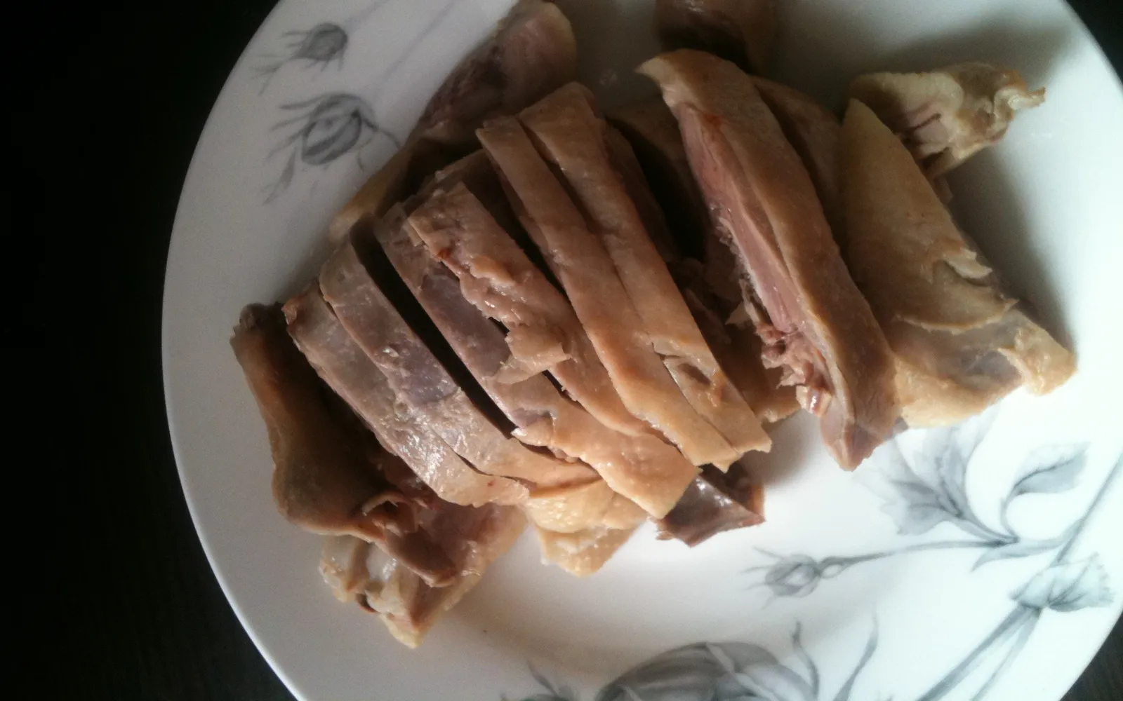 Sliced Nanjing salted duck served cold as a starter