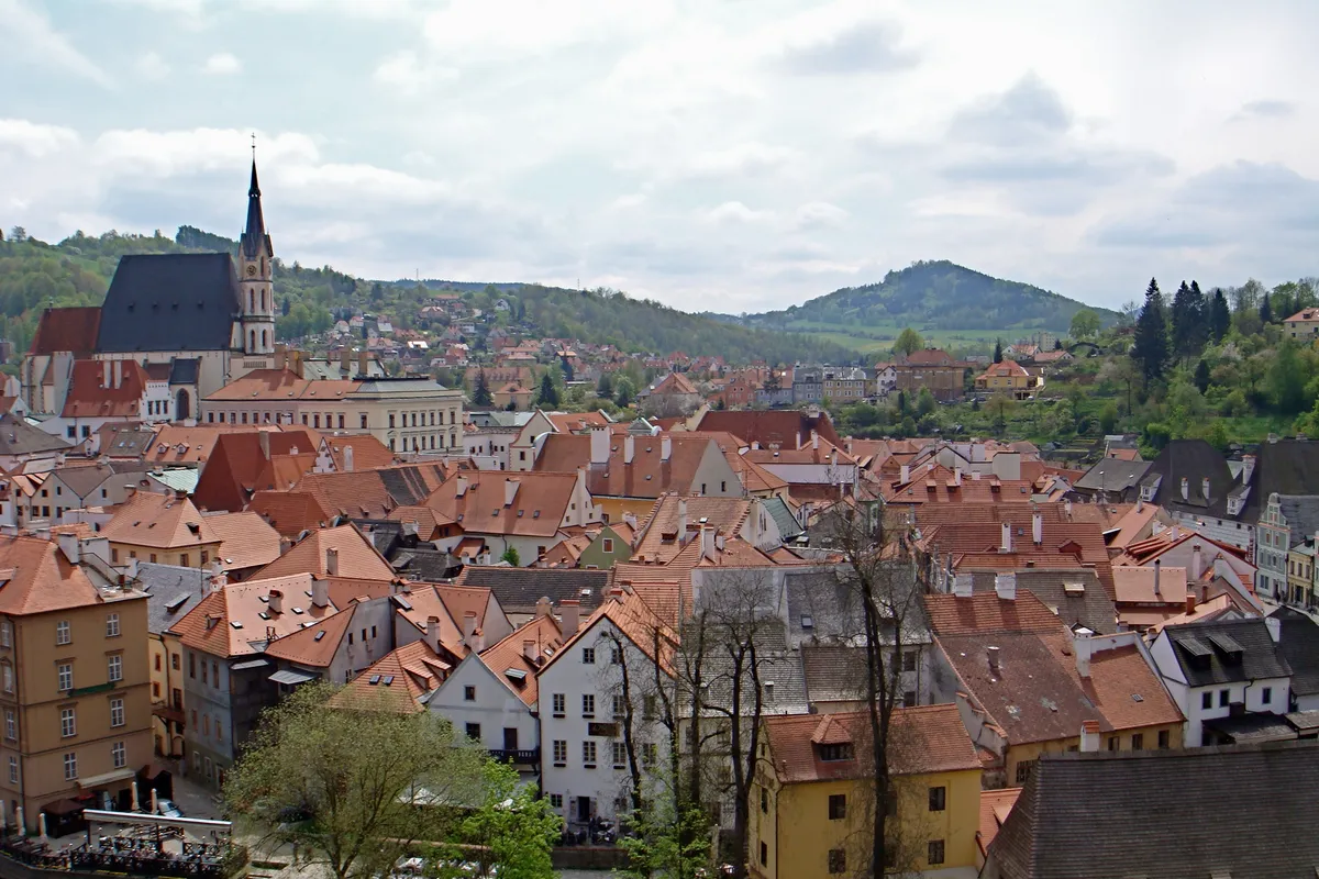 บรรยากาศย่านเมืองเก่า / Vnitřní Město ในเชสกีครุมลอฟ