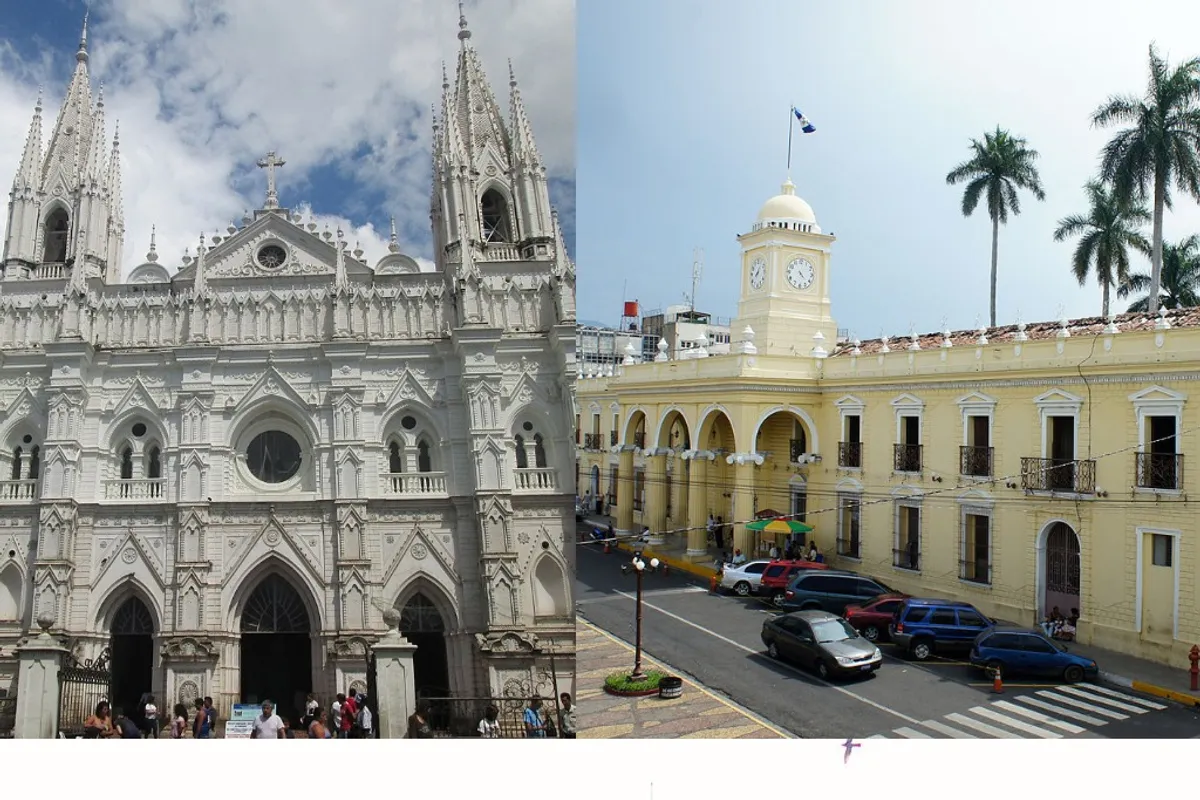 บรรยากาศย่านย่าน Metrocentro / ทางใต้เมือง ในซานตาอานา