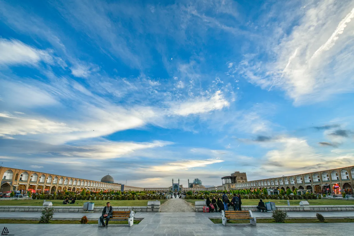 บรรยากาศย่านรอบจัตุรัสนัคช์-เอ ญะฮาน ในอิสฟาฮาน