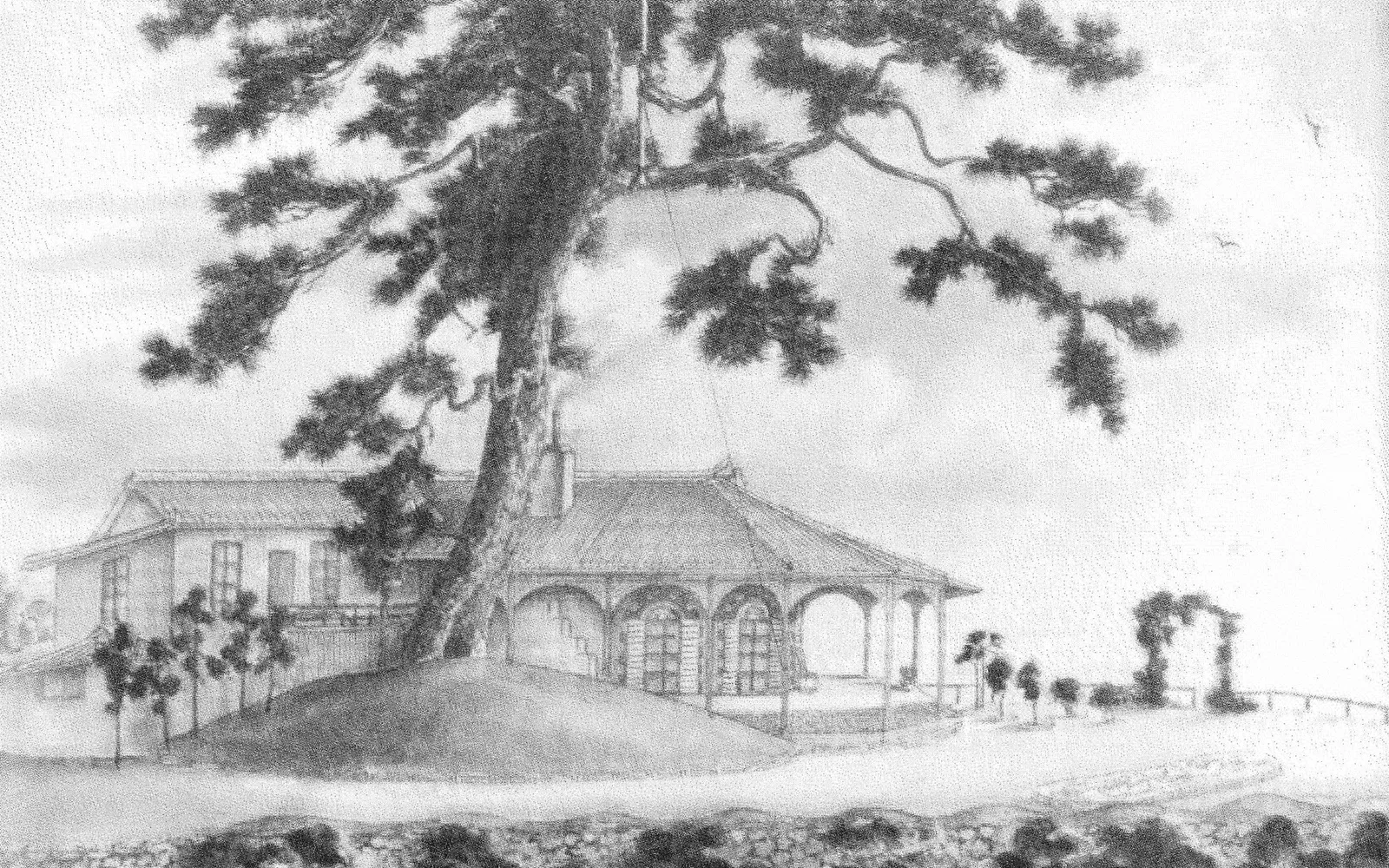 The colonial-style Glover House surrounded by colourful gardens at Glover Garden, Nagasaki