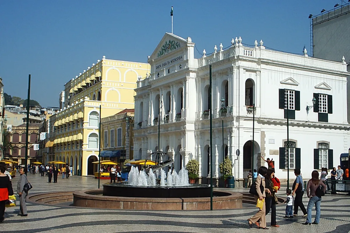 บรรยากาศย่านเซนาโด / เมืองเก่า (Senado / Old Macau) ในคาบสมุทรมาเก๊า