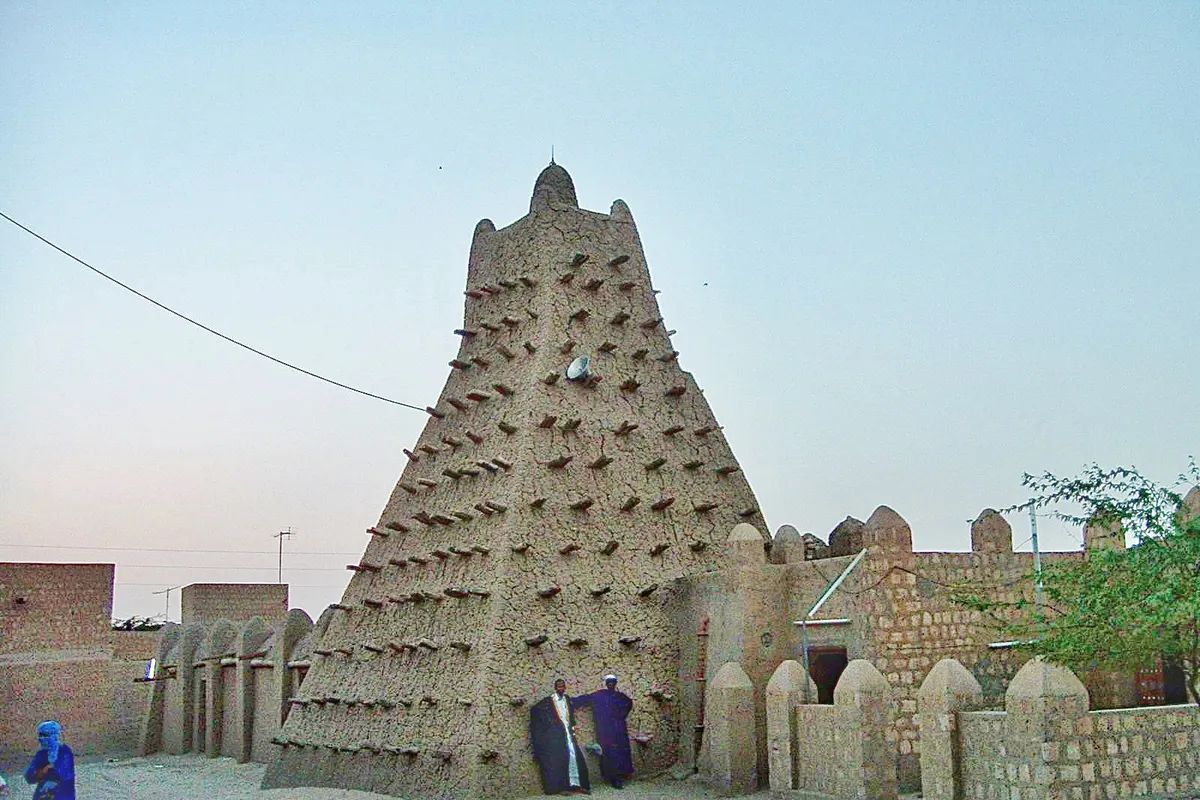 บรรยากาศย่านย่านสันกอเร (Sankoré) ในทิมบักตู
