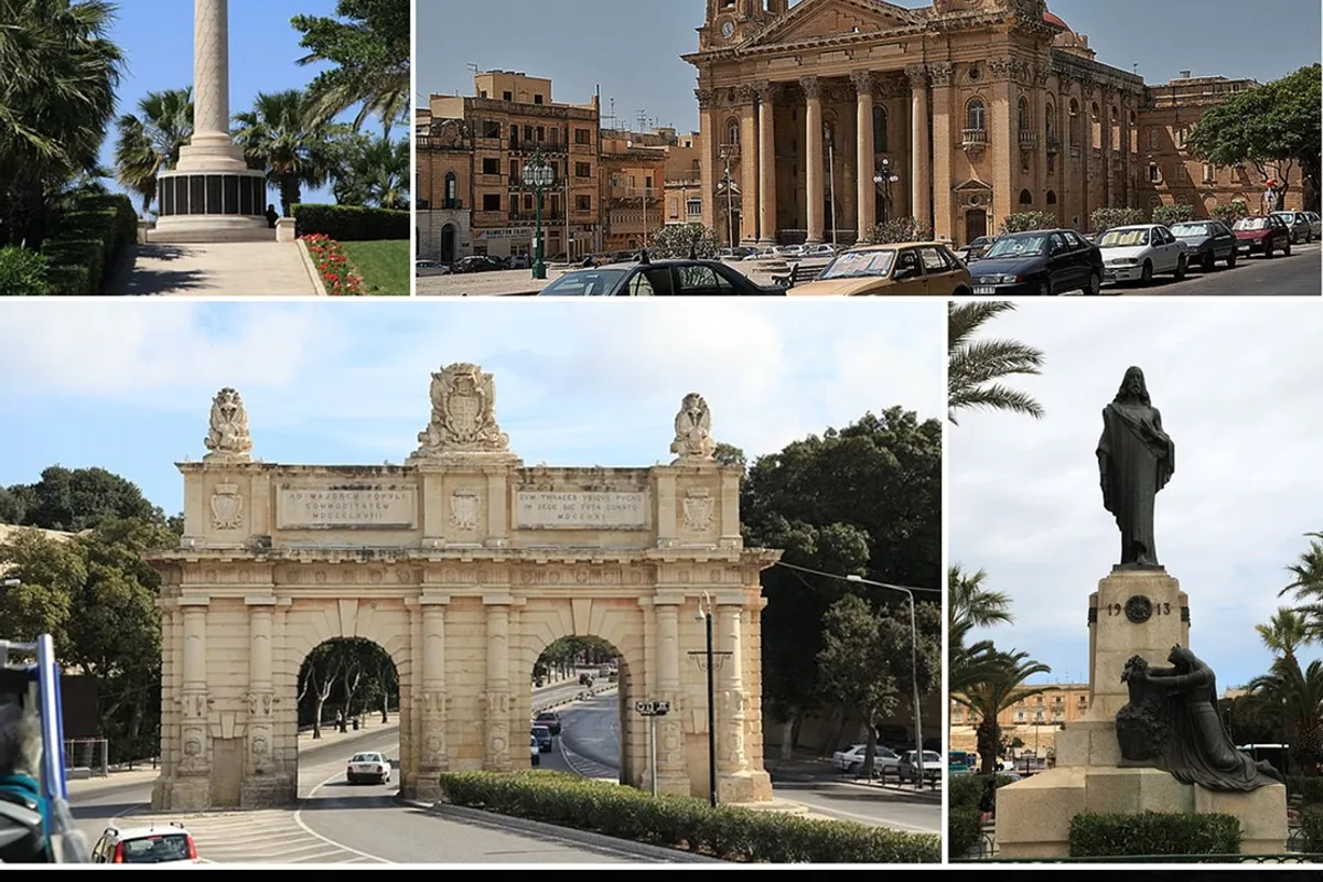 บรรยากาศย่านFloriana ในวัลเลตตา