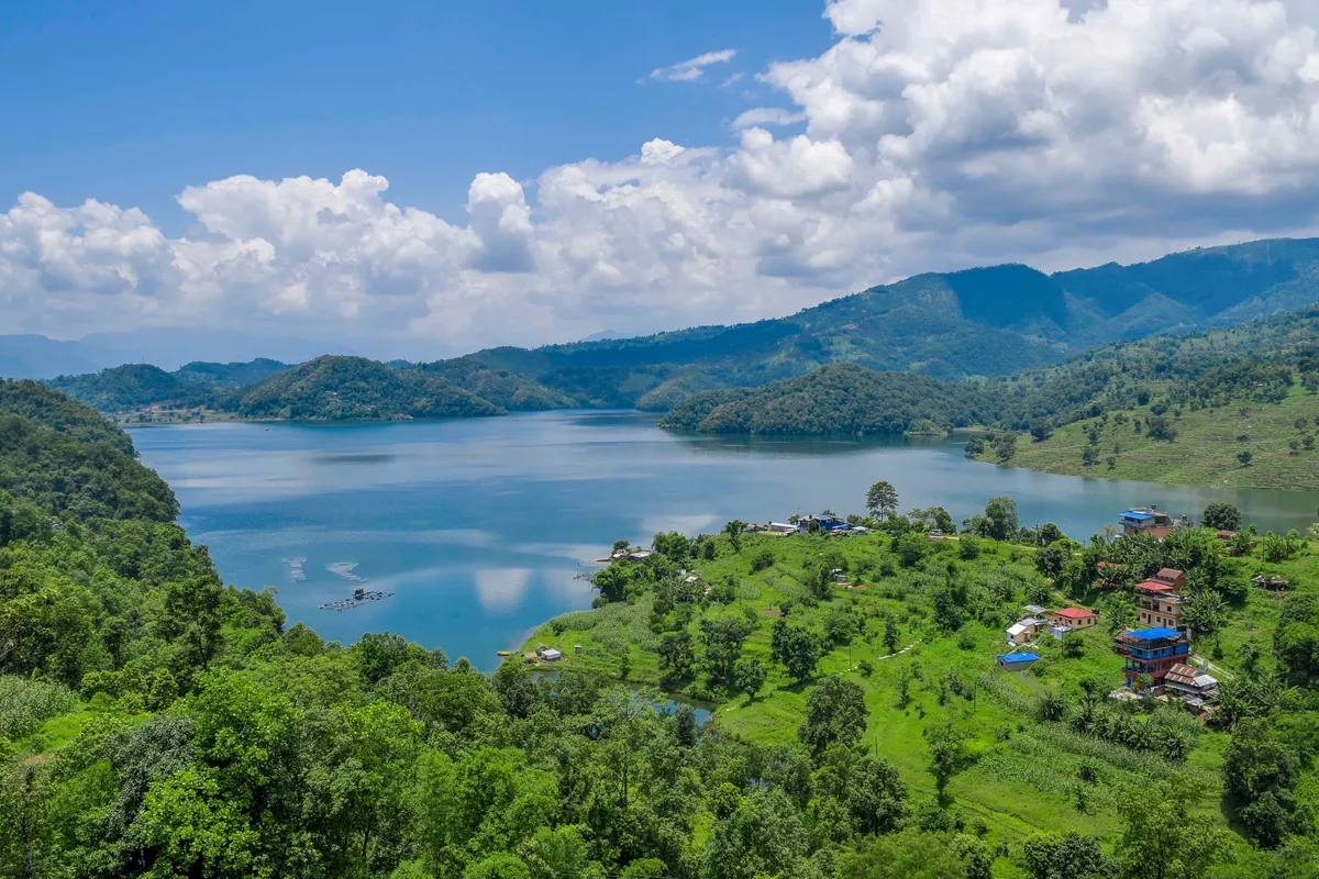 บรรยากาศย่านBegnas Lake ในโพคารา
