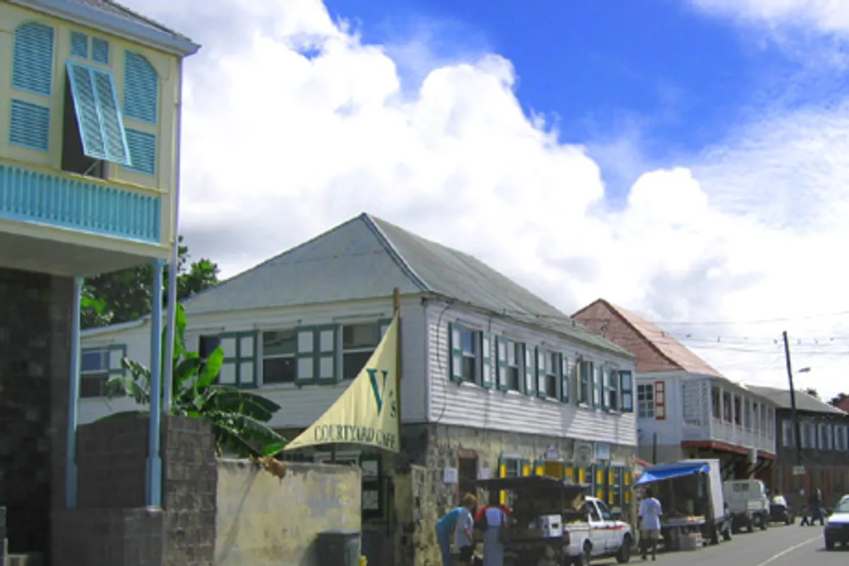 บรรยากาศย่านใจกลางชาร์ลสทาวน์ (Charlestown Town) ในชาร์ลสทาวน์