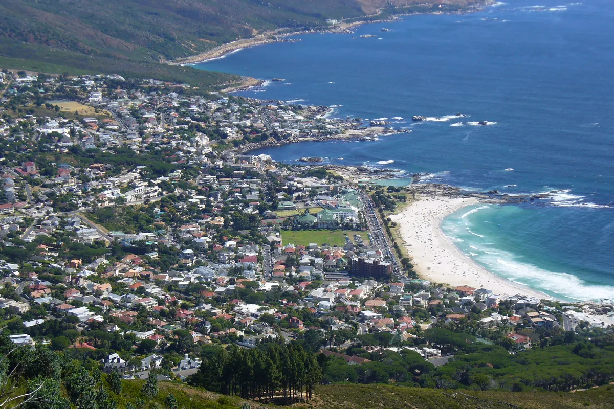 บรรยากาศย่านCamps Bay ในเคปทาวน์