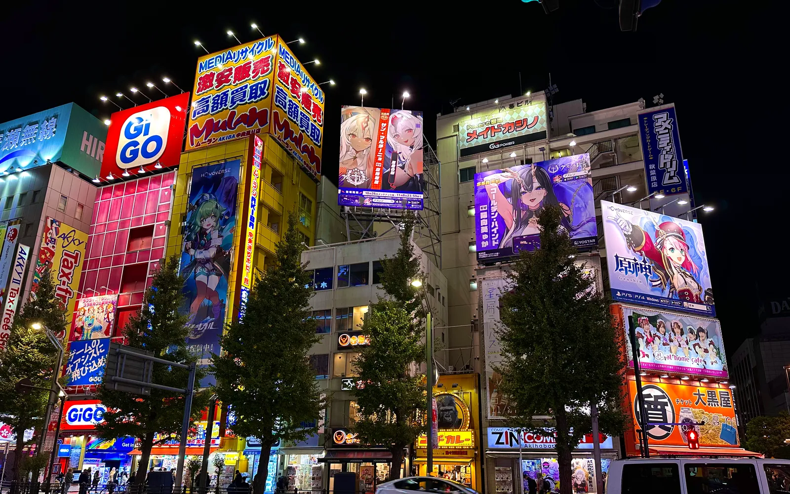 Akihabara electronics and anime district
