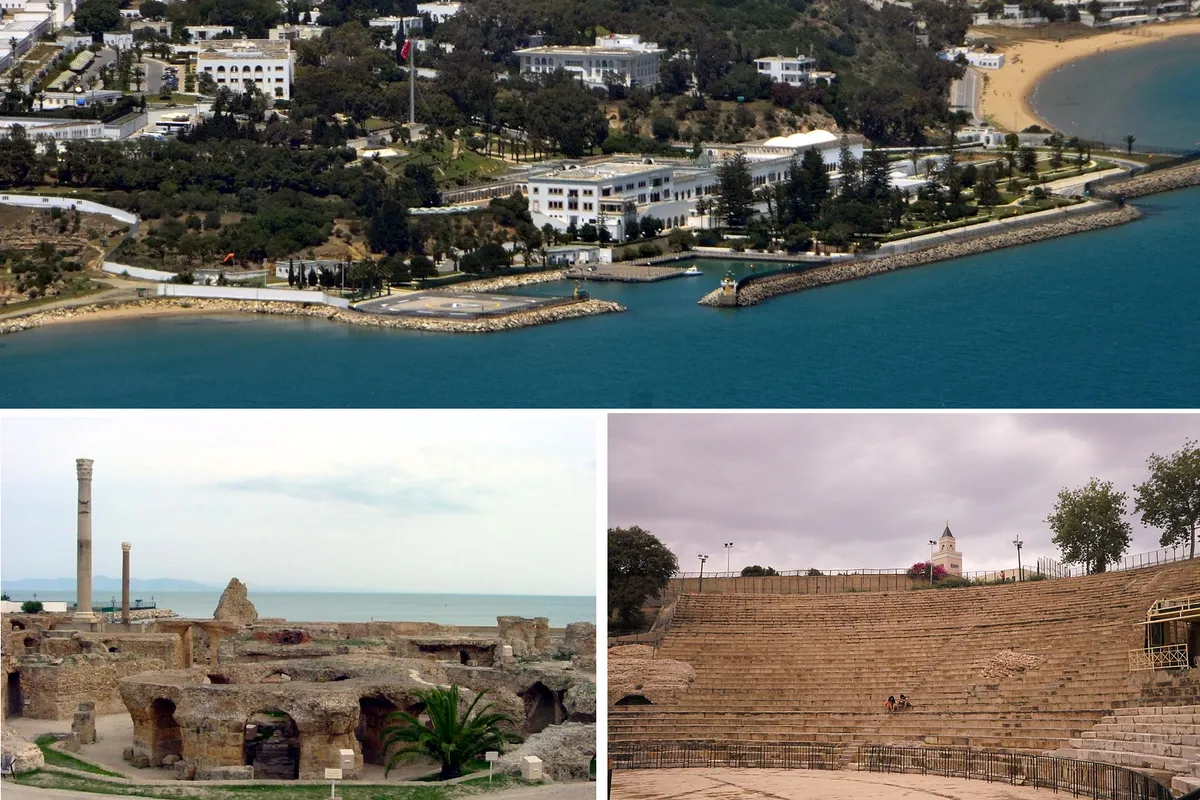 บรรยากาศย่านคาร์เธจ (Carthage) ในซิดิบูซาอิด