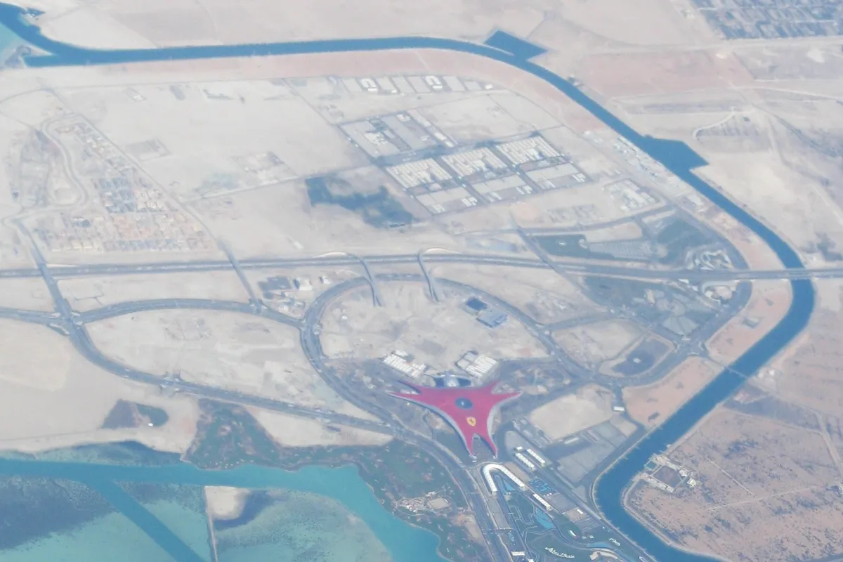 บรรยากาศย่านเกาะยาส (Yas Island) ในอาบูดาบี