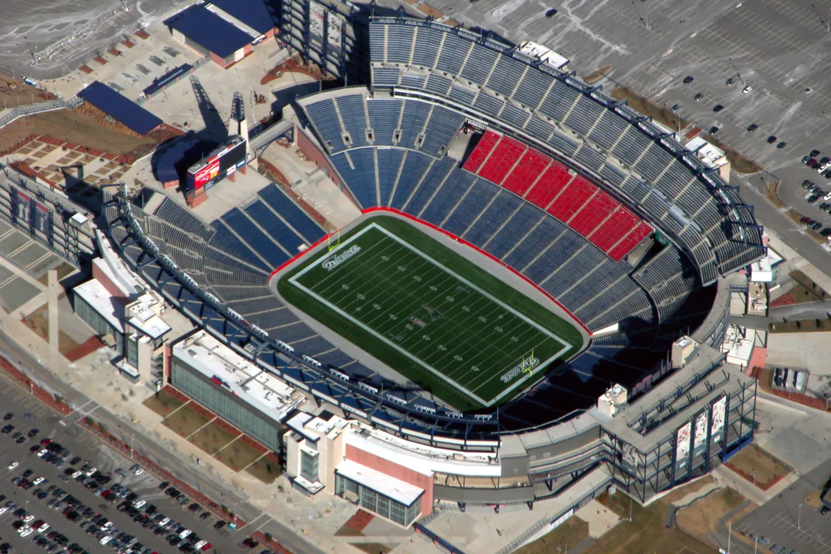 บรรยากาศย่านFoxborough / Gillette Stadium ในบอสตัน