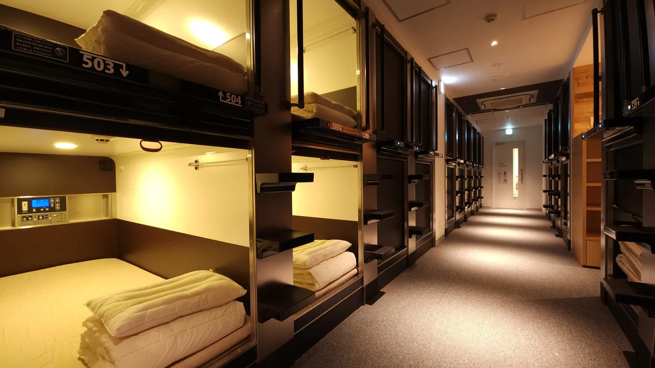 Acro Capsule Hotel Namba Dotonbori — rooms and atmosphere