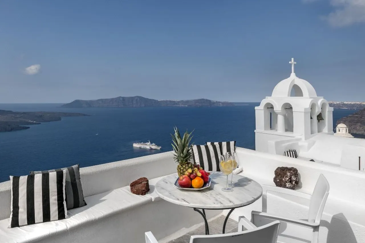 Aigialos Luxury Traditional Settlement — rooms and atmosphere