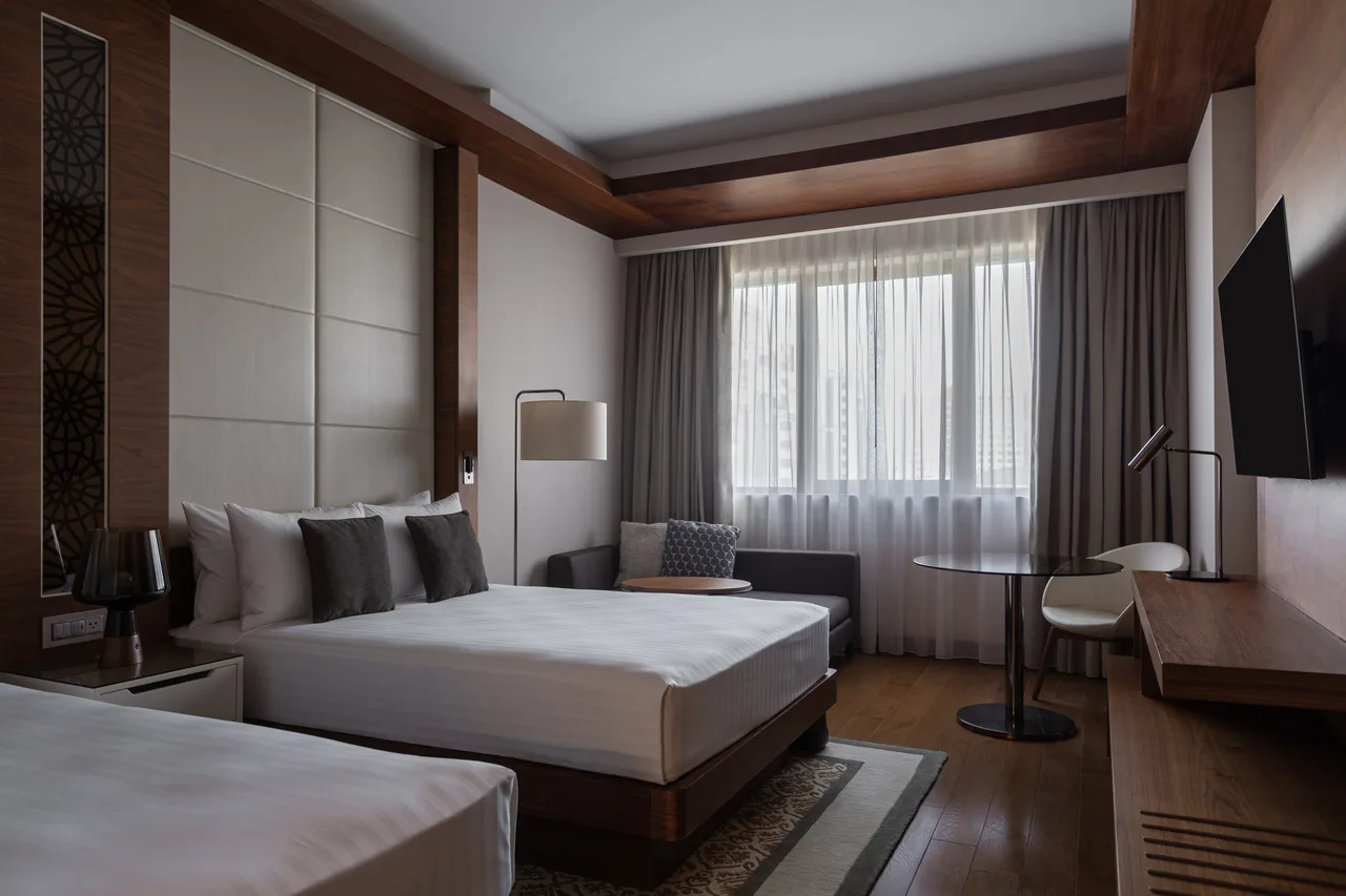 Algiers Marriott Hotel Bab Ezzouar — rooms and atmosphere