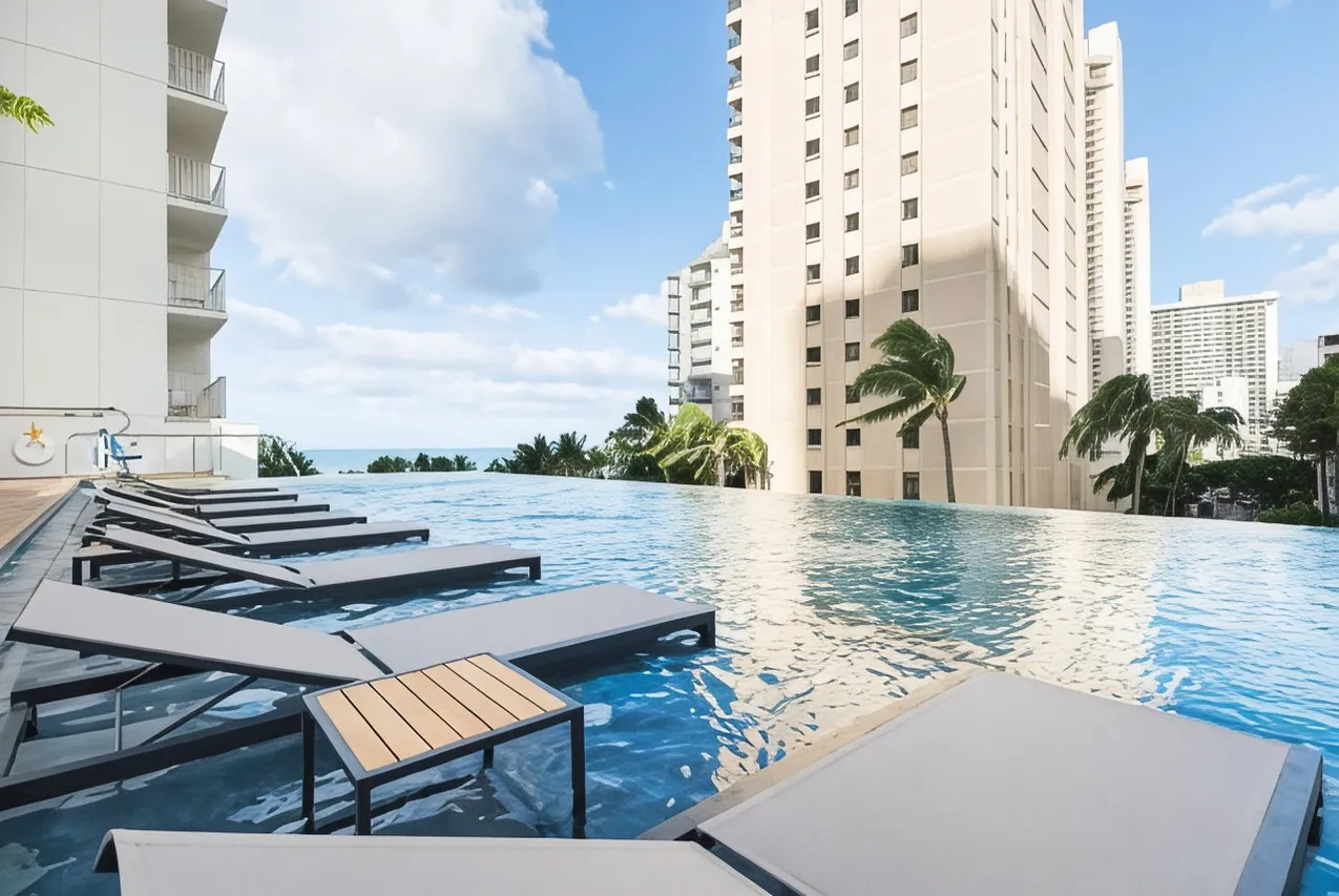 Alohilani Resort Waikiki Beach — ภาพห้องพักและบรรยากาศ