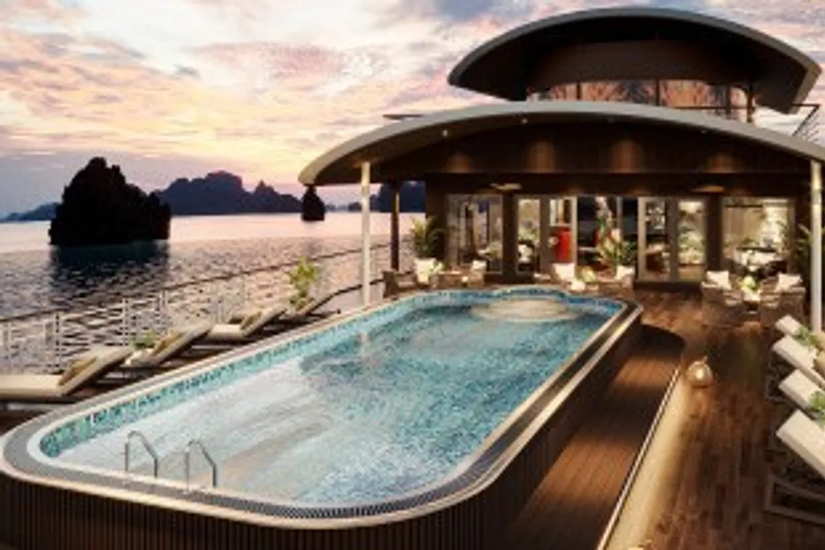 Ambassador Cruise Halong — rooms and atmosphere