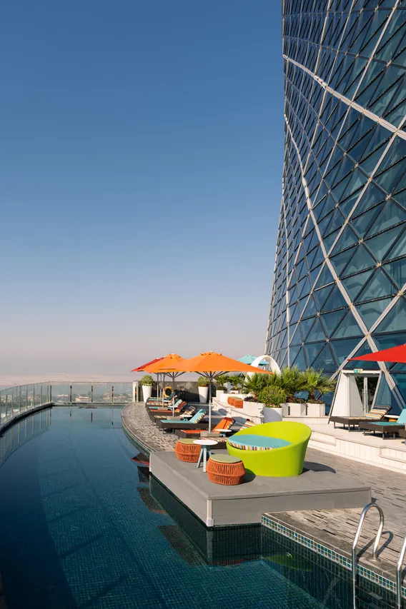 Andaz Capital Gate Abu Dhabi — rooms and atmosphere