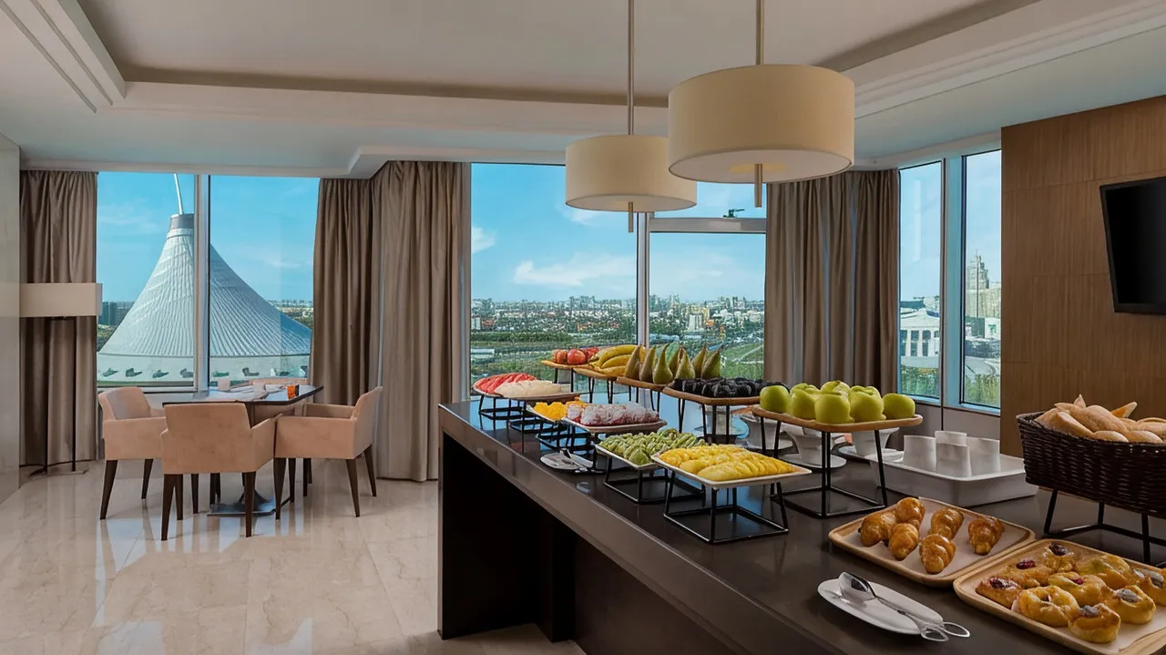 Astana Marriott Hotel — ภาพห้องพักและบรรยากาศ