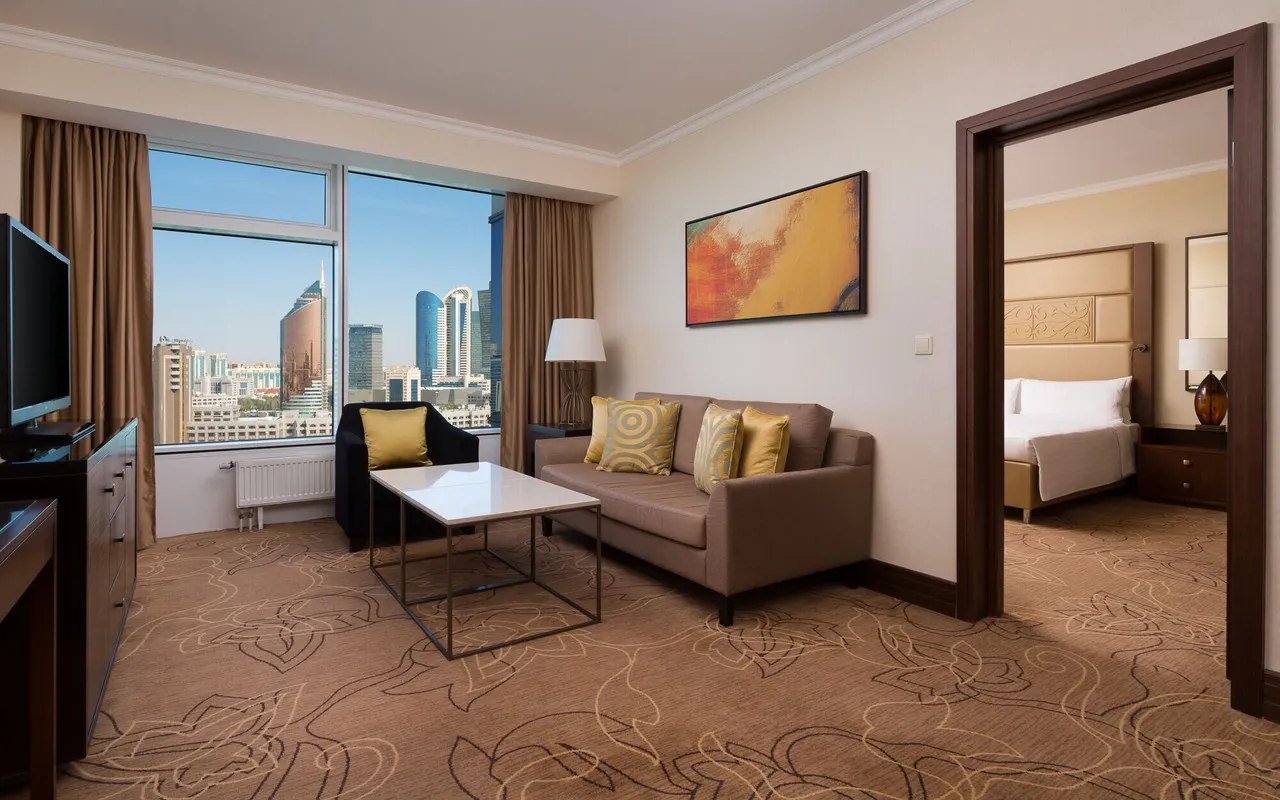 Astana Marriott Hotel — ภาพห้องพักและบรรยากาศ