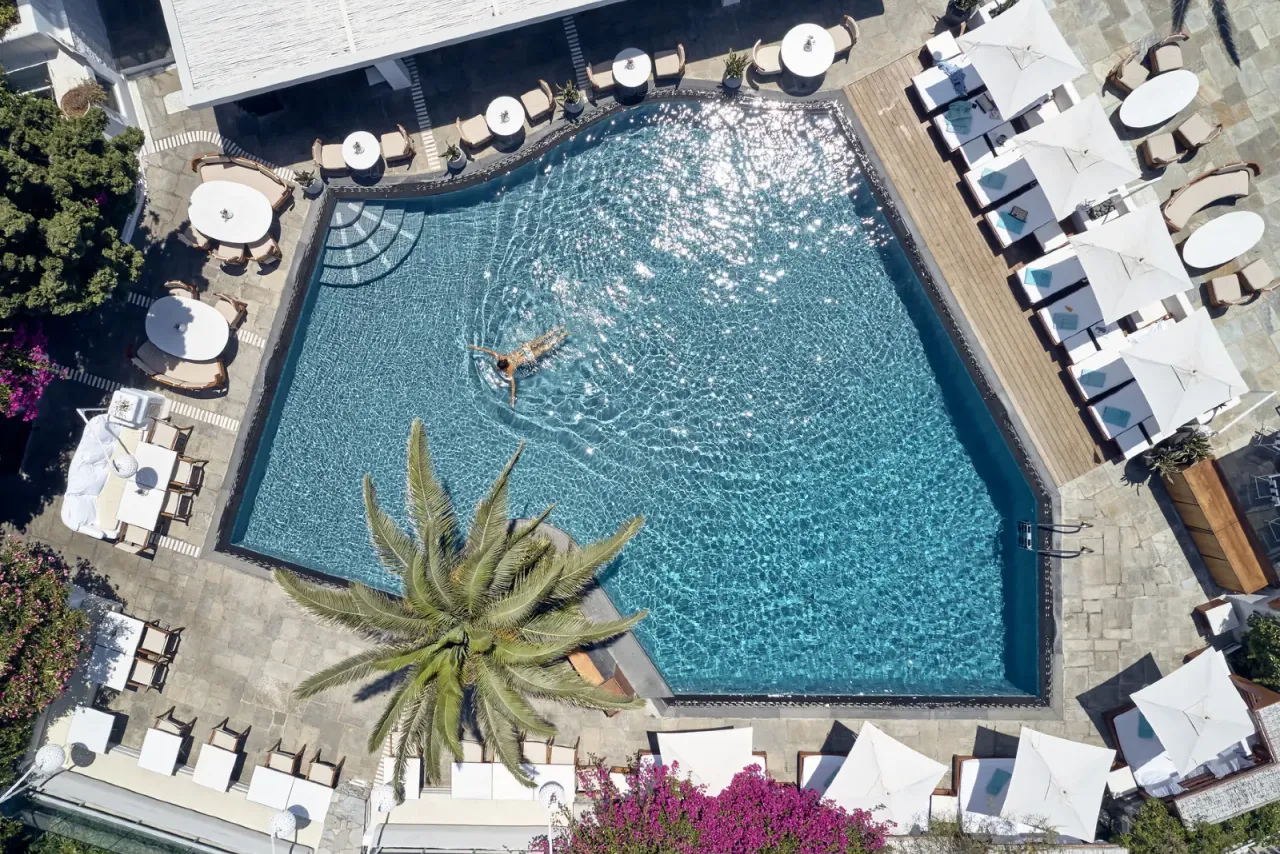 Belvedere Mykonos — rooms and atmosphere