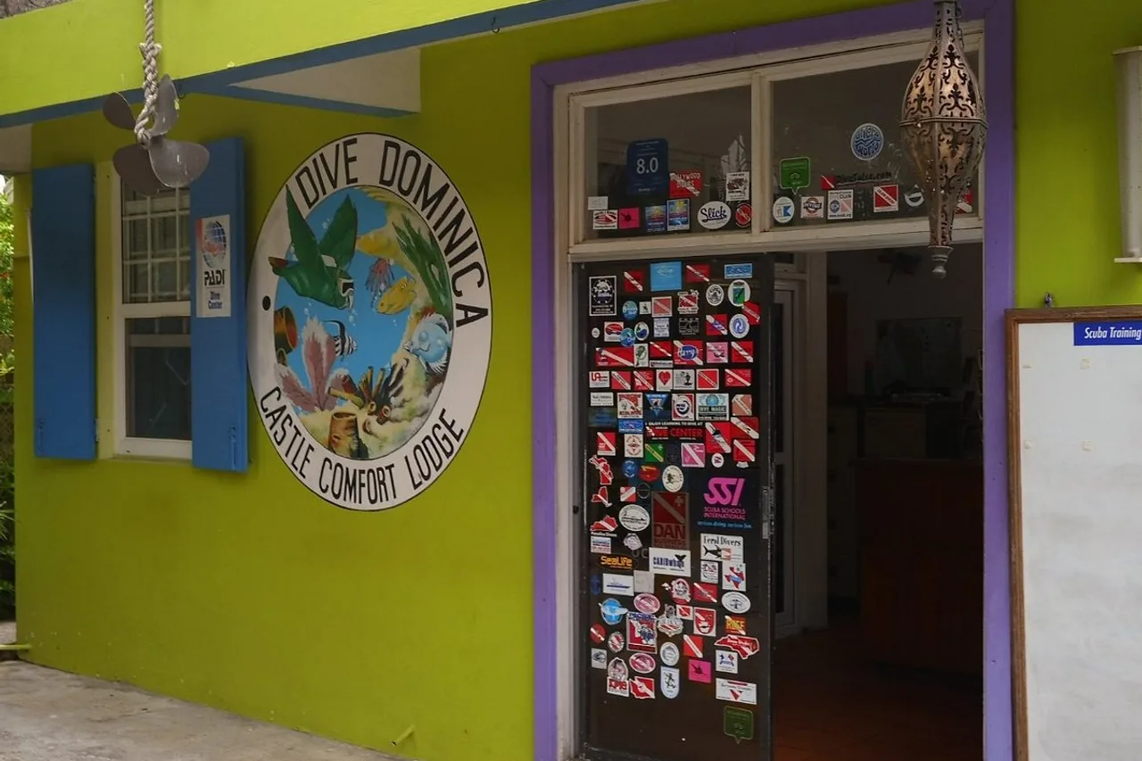 Castle Comfort Dive Lodge — rooms and atmosphere