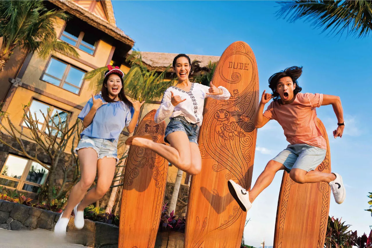 สวนธีมและพื้นที่ส่วนกลาง Disney Explorers Lodge