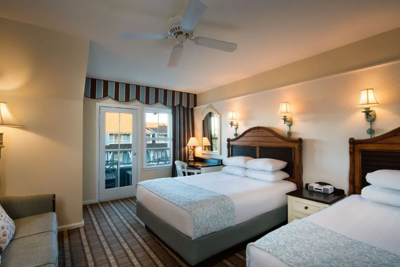 Disney's Beach Club Resort — rooms and atmosphere
