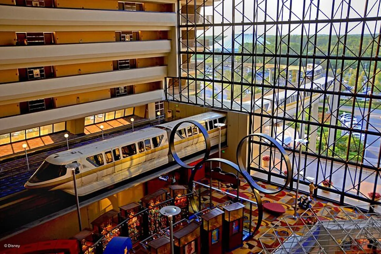 Disney's Contemporary Resort — rooms and atmosphere