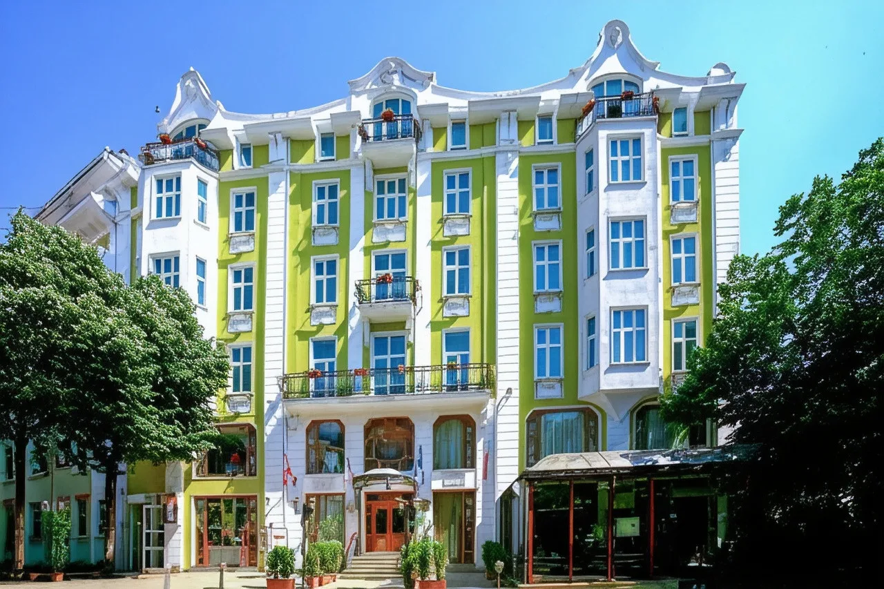 โรงแรม Grand Hotel London ใจกลางเมือง Varna