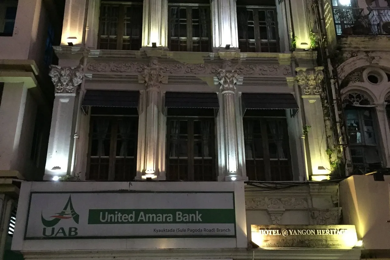 Hotel @ Yangon Heritage — rooms and atmosphere