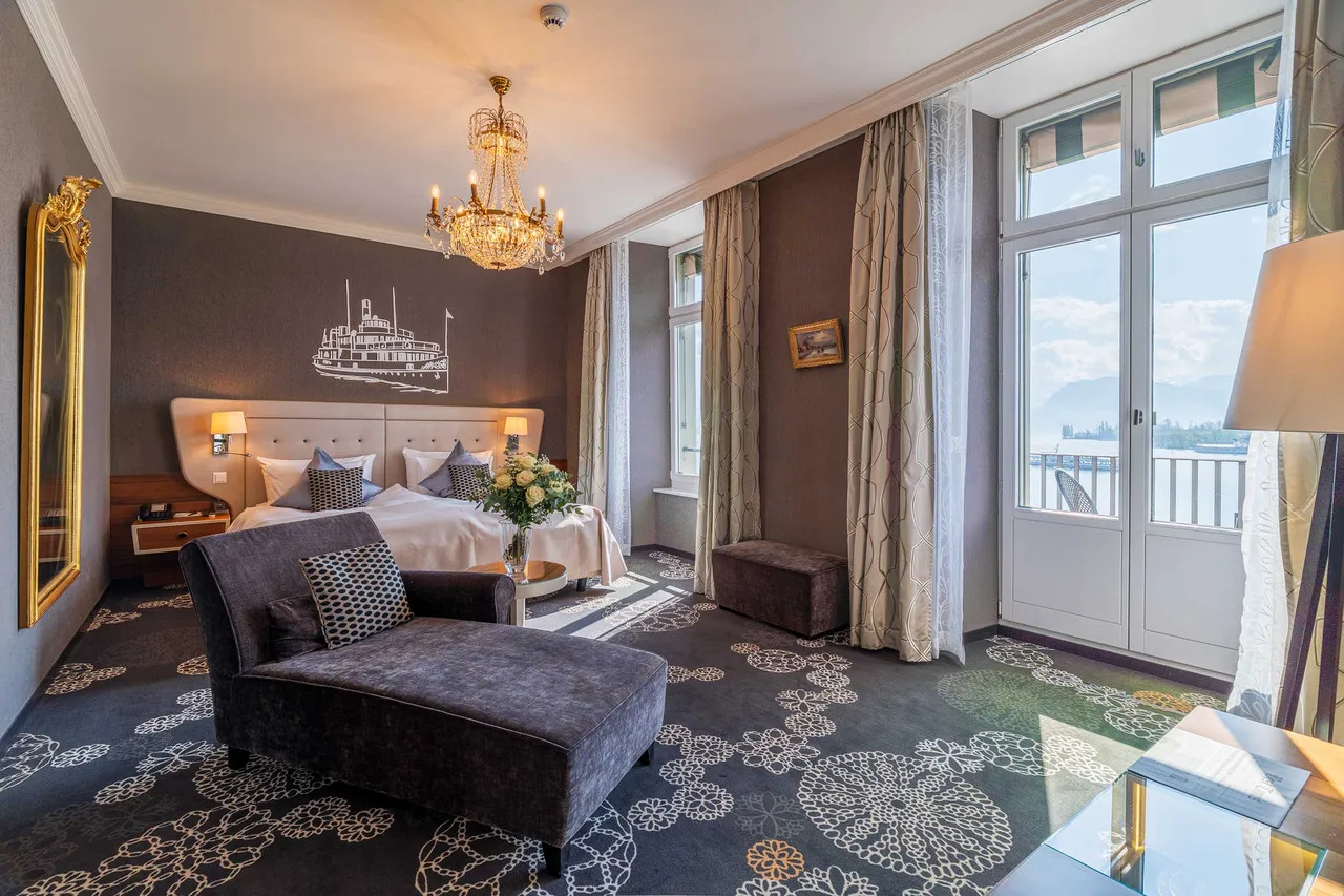 Hotel Schweizerhof Luzern — ภาพห้องพักและบรรยากาศ