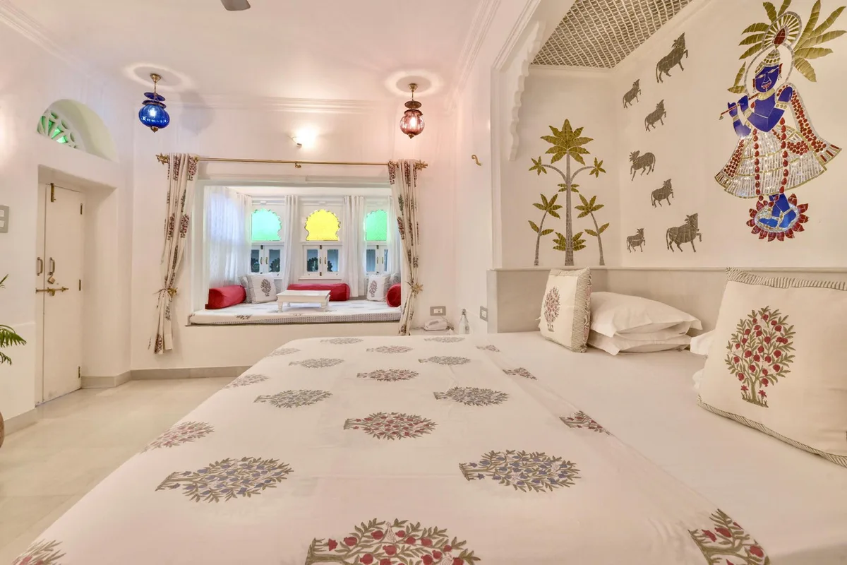Jagat Niwas Palace — ภาพห้องพักและบรรยากาศ