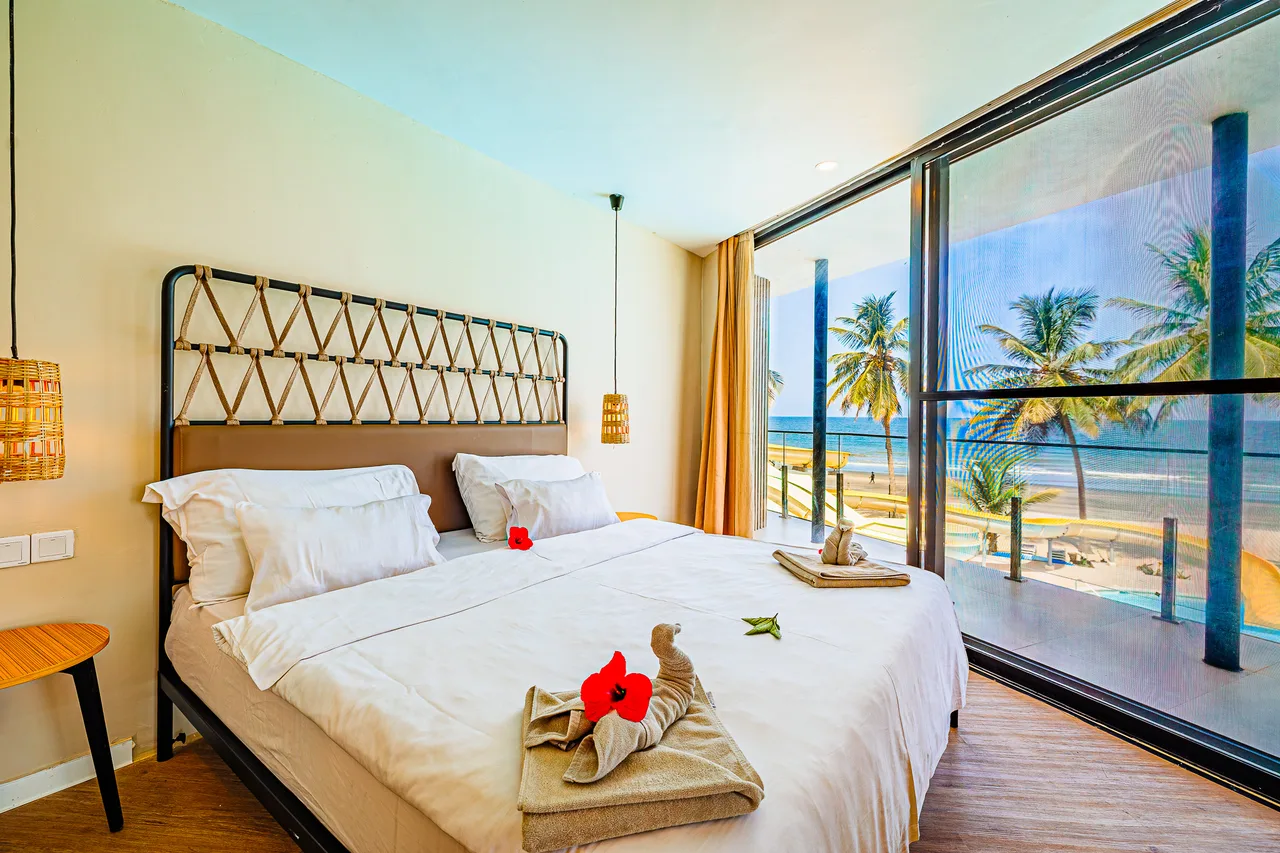 Kombo Beach Resort — rooms and atmosphere