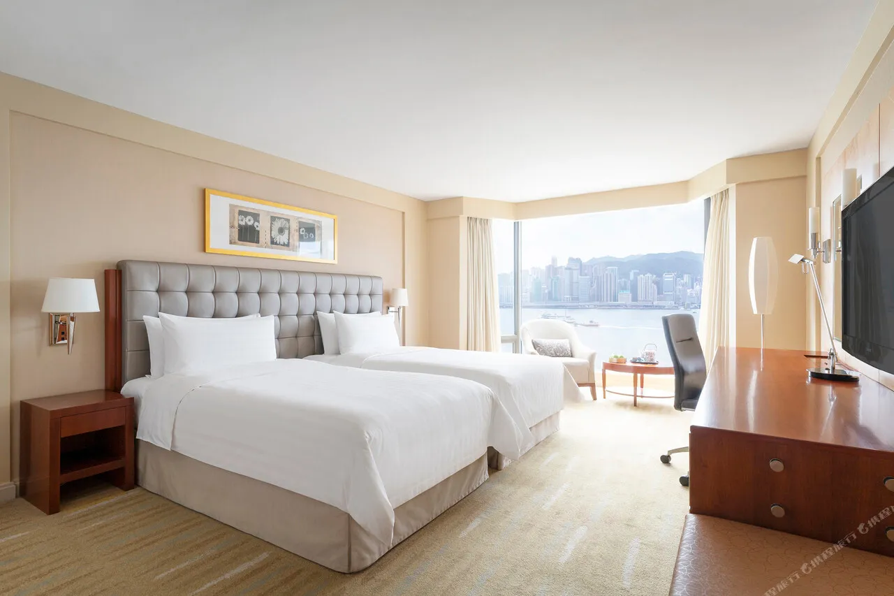 Kowloon Shangri-La, Hong Kong — ภาพห้องพักและบรรยากาศ
