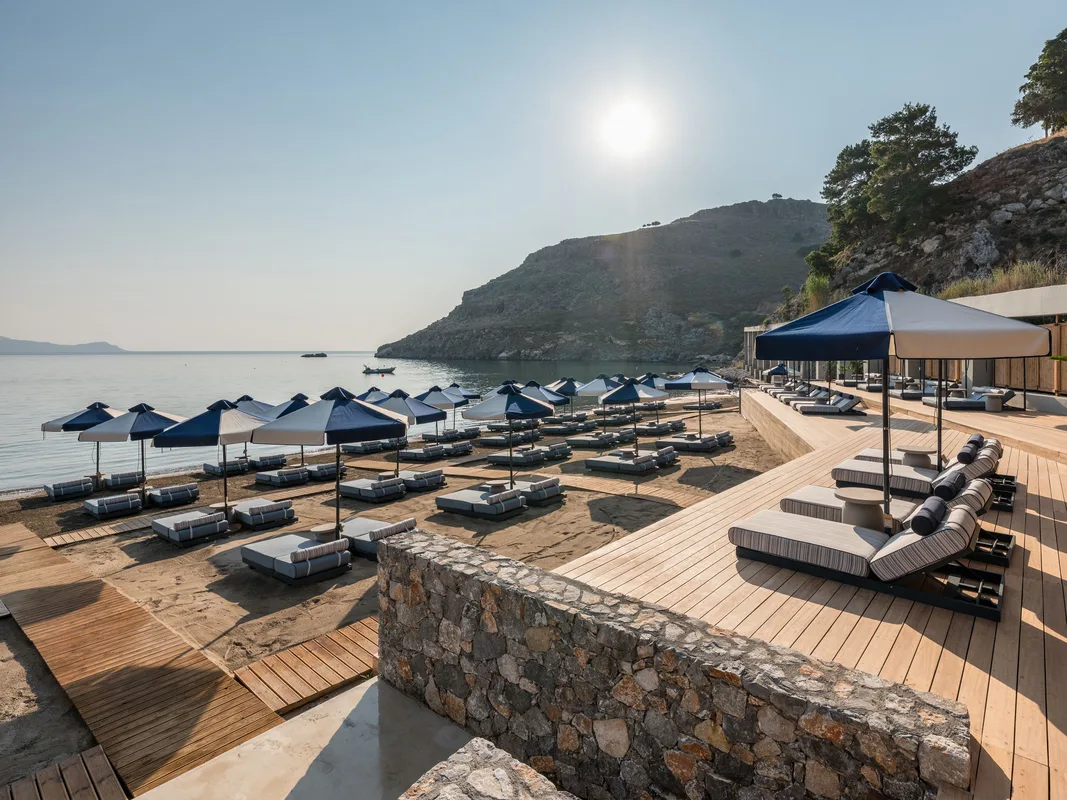 Lindos Blu Luxury Hotel & Suites — ภาพห้องพักและบรรยากาศ