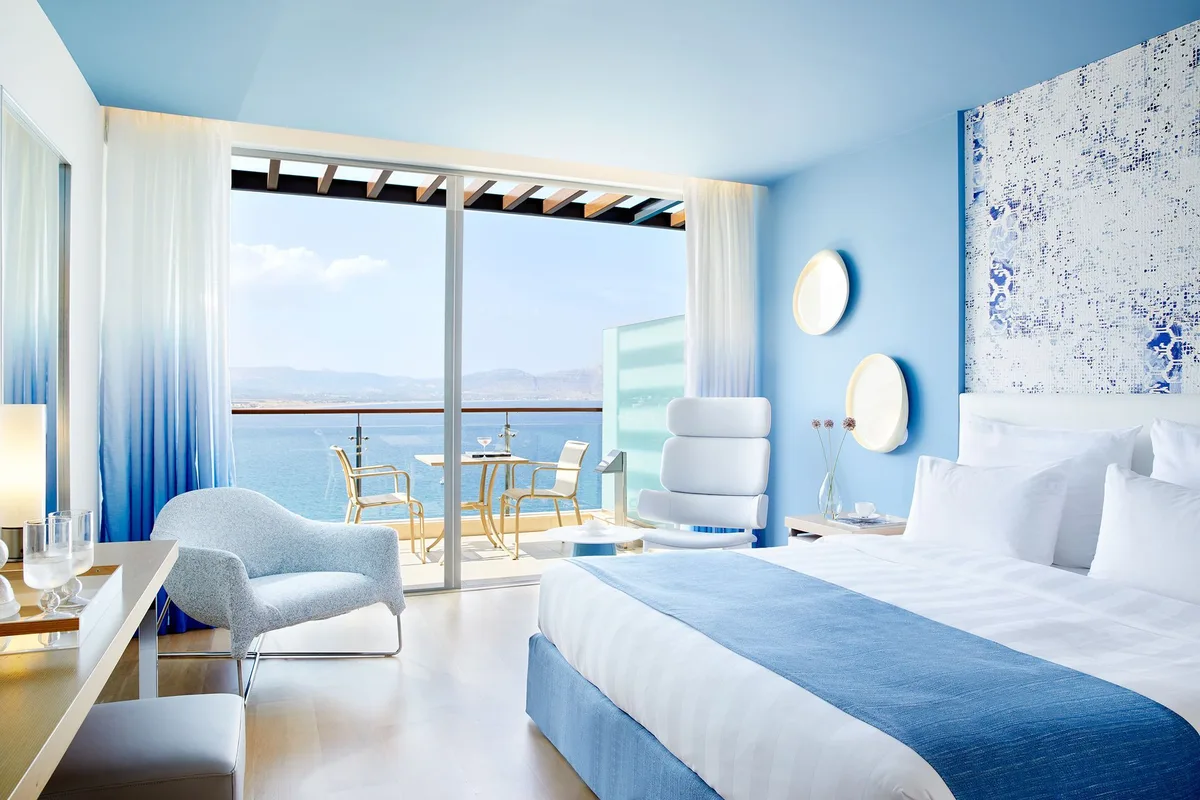 Lindos Blu Luxury Hotel & Suites — ภาพห้องพักและบรรยากาศ