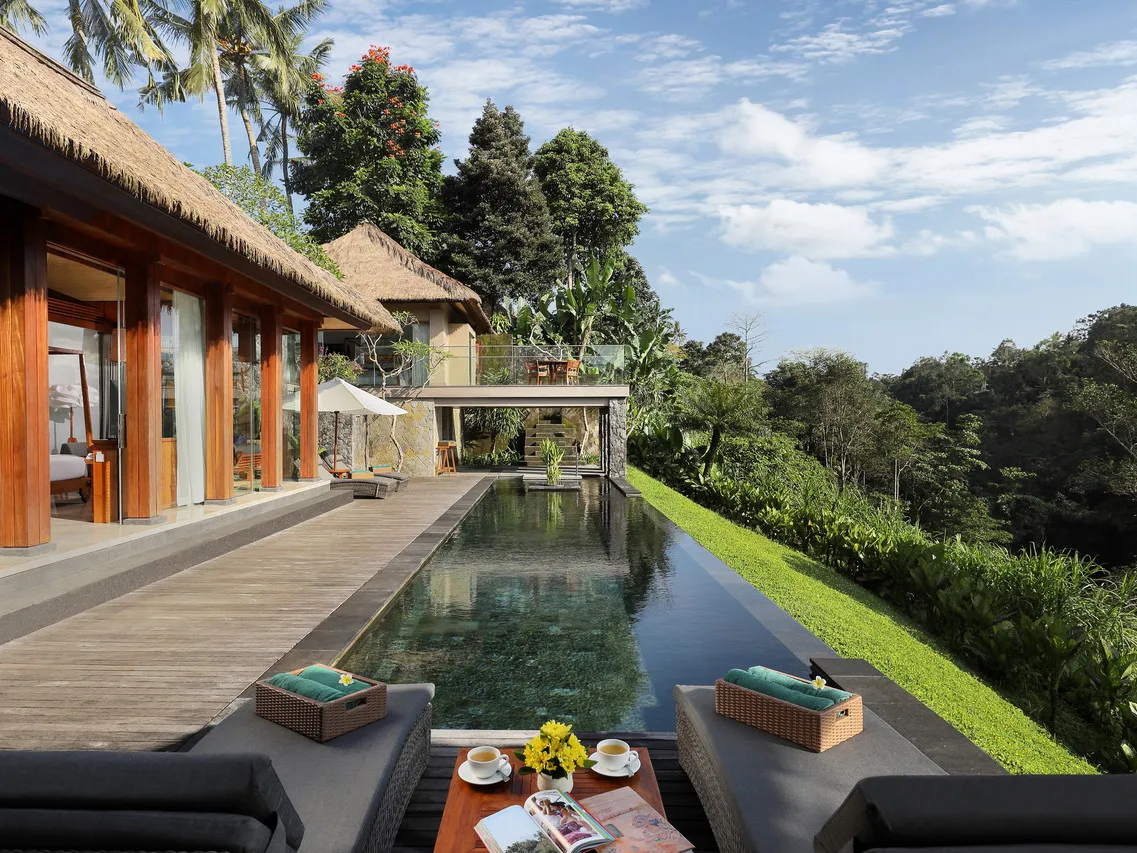Maya Ubud Resort & Spa — rooms and atmosphere