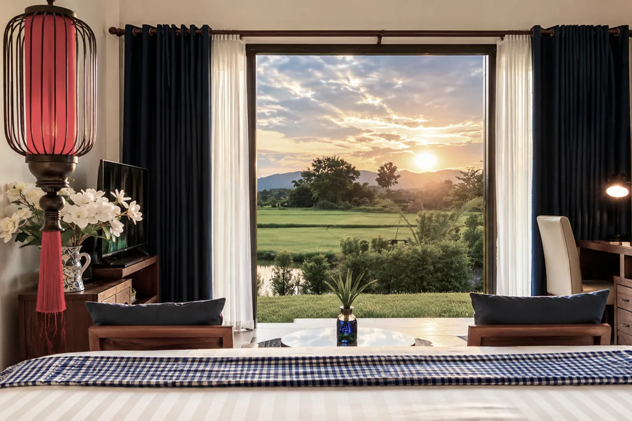 Nan Seasons Boutique Resort — rooms and atmosphere