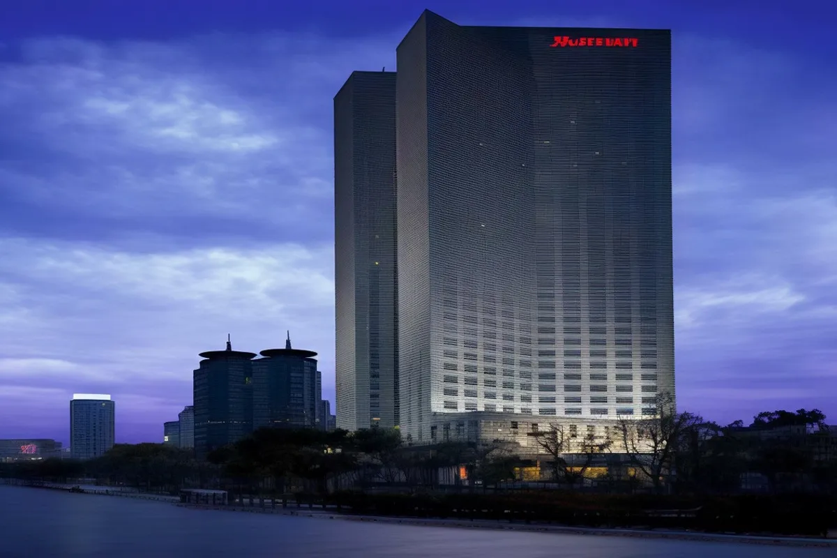 Ningbo Marriott Hotel — rooms and atmosphere