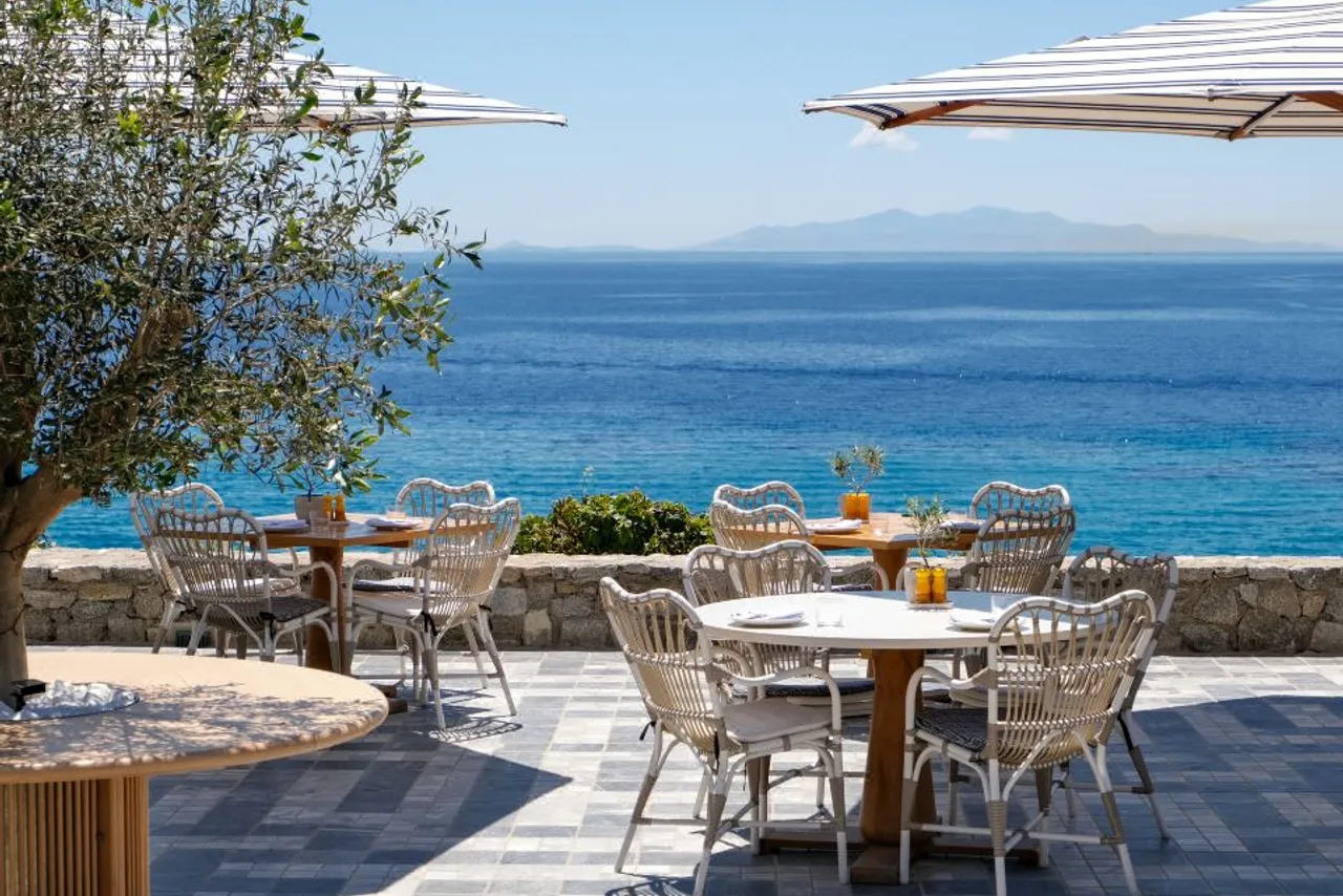 Santa Marina, a Luxury Collection Resort, Mykonos — rooms and atmosphere