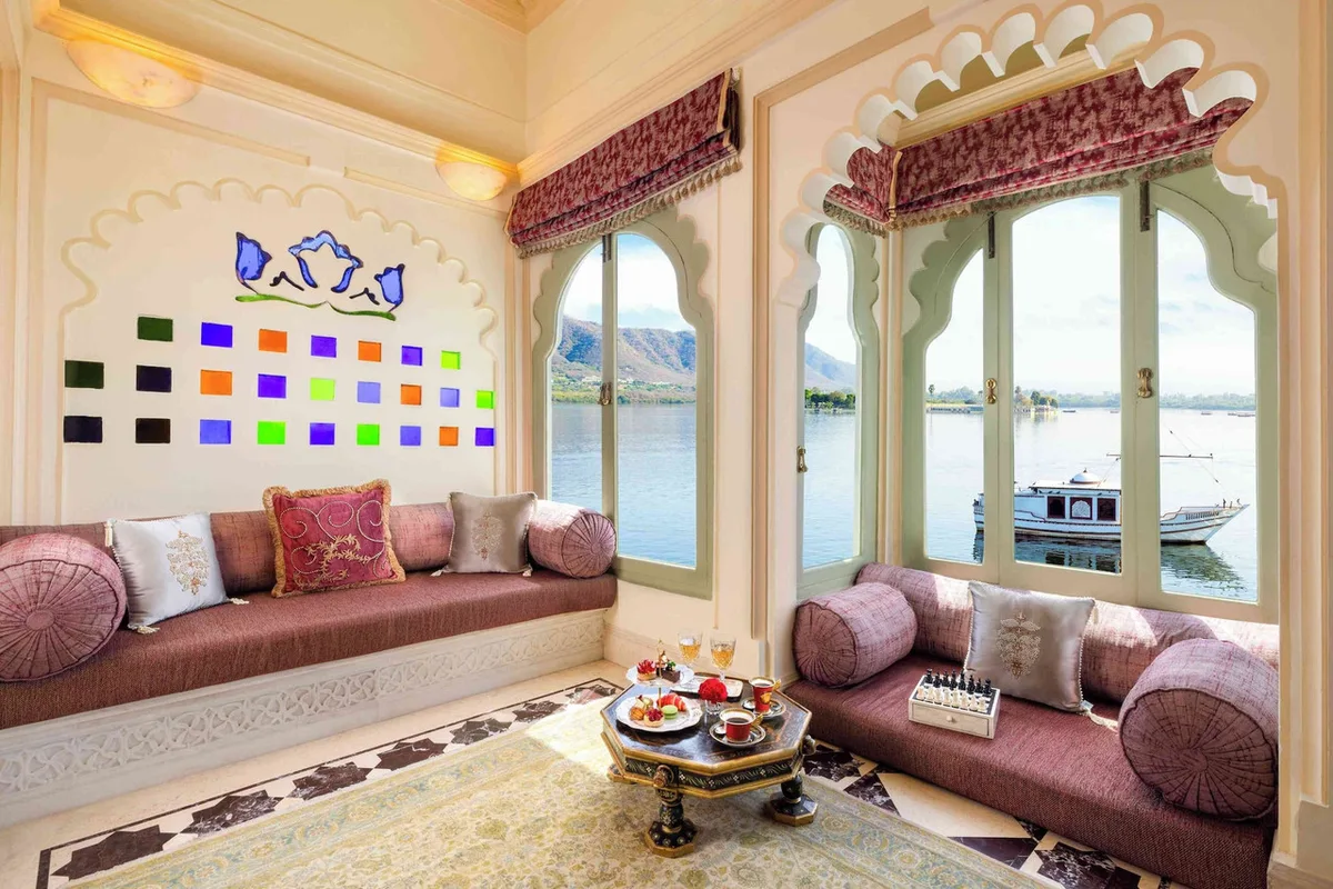 Taj Lake Palace — ภาพห้องพักและบรรยากาศ