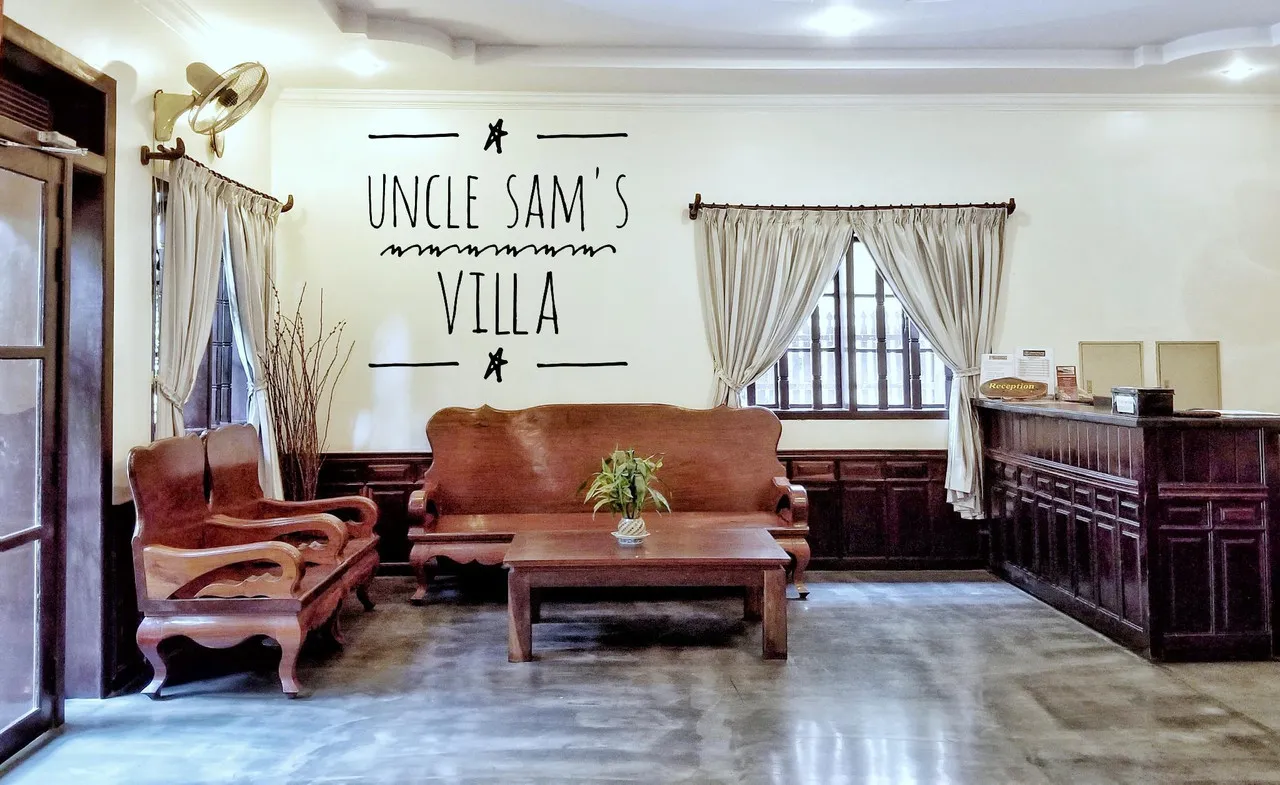 Uncle Sam Villa — rooms and atmosphere