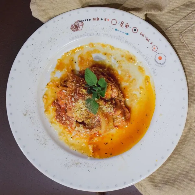 Armando al Pantheon – Rigatoni all'Amatriciana ในโรม